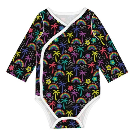 Coaee Colorful Palms for Soft Cotton Baby Long-Sleeve Bodysuit Girls Boys Bodysuit Romper
Coaee Colorful Palms for Soft Cotton Baby Long-Sleeve Bodysuit Girls Boys Bodysuit Romper