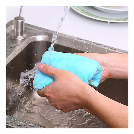 1PC Double-layer Dish Cloth Kitchen Accessories 33*20cm Coral Velvet Hand Towel Hanging Cloth Super Absorbent BLUE
1PC Double-layer Dish Cloth Kitchen Accessories 33*20cm Coral Velvet Hand Towel Hanging Cloth Super Absorbent BLUE