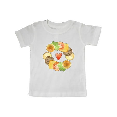 Inktastic I Love Burgers Summer Burger Fixings and Heart Gift Baby Boy or Baby Girl T-Shirt
Inktastic I Love Burgers Summer Burger Fixings and Heart Gift Baby Boy or Baby Girl T-Shirt