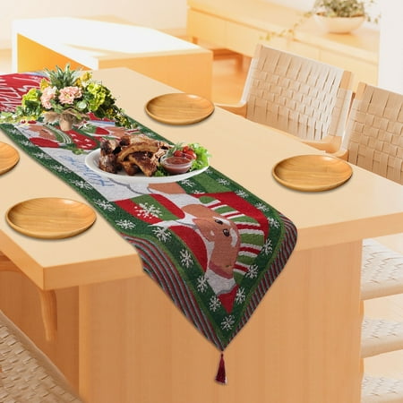 Mishuowoti Christmas Decoration Christmas Holiday Table Runner Christmas Party Decoration
Mishuowoti Christmas Decoration Christmas Holiday Table Runner Christmas Party Decoration
