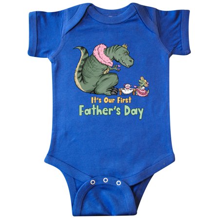 Inktastic It s Our First Father s Day Tea Rex Party Gift Baby Boy or Baby Girl Bodysuit
Inktastic It s Our First Father s Day Tea Rex Party Gift Baby Boy or Baby Girl Bodysuit