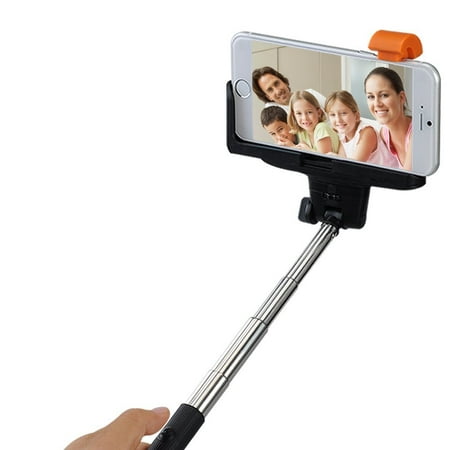 Mpow iSnap Pro 3-In-1 Self-portrait Monopod Extendable Selfie Stick-Black