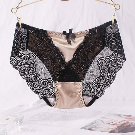 DENGDENG Sexy Lace Hollow Out Brief See Through Stretch Underwear Breathable Soft Panties
DENGDENG Sexy Lace Hollow Out Brief See Through Stretch Underwear Breathable Soft Panties