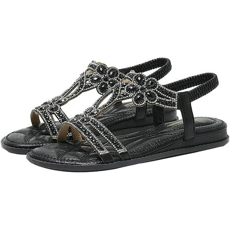 DabuLiu Women Girls Flat Rhinestone Sandals Bohemian Comfortable Non-slip Casual Beach Shoes Summer New
DabuLiu Women Girls Flat Rhinestone Sandals Bohemian Comfortable Non-slip Casual Beach Shoes Summer New