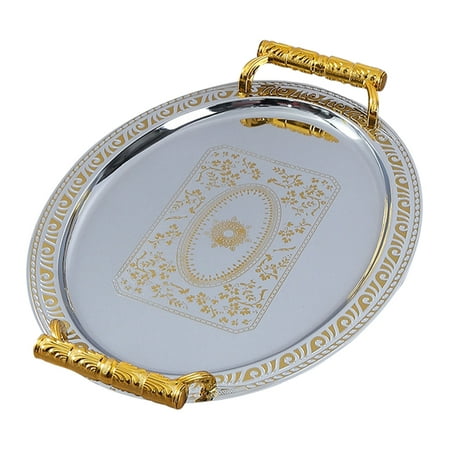 QUSENLON Stainless Steel Flower Pattern Pallet Hotel Fruit Snack Tray Restaurant Food Dish Buffet Plate Home Kitchen Supplies
QUSENLON Stainless Steel Flower Pattern Pallet Hotel Fruit Snack Tray Restaurant Food Dish Buffet Plate Home Kitchen Supplies