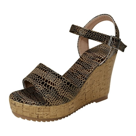 Gzea Comfortable Sandals Fashion Spring Summer Women Sandals Thick Sole Wedge Heel High Heel Solid Open Toe Breathable Serpentine Ankle Strap Comfortble Summer Sandals Black 42
Gzea Comfortable Sandals Fashion Spring Summer Women Sandals Thick Sole Wedge Heel High Heel Solid Open Toe Breathable Serpentine Ankle Strap Comfortble Summer Sandals Black 42