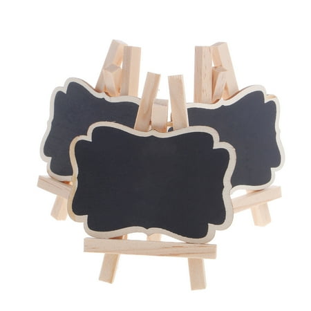 3Pcs Mini Wooden Blackboard Chalkboard Stand for Wedding Party Table Decor Tags
3Pcs Mini Wooden Blackboard Chalkboard Stand for Wedding Party Table Decor Tags