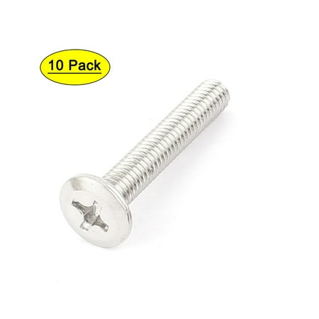 Uxcell M6 x 35mm Full Thread Flat Head Countersunk Bolts Machine Screws (10-pack)
Uxcell M6 x 35mm Full Thread Flat Head Countersunk Bolts Machine Screws (10-pack)