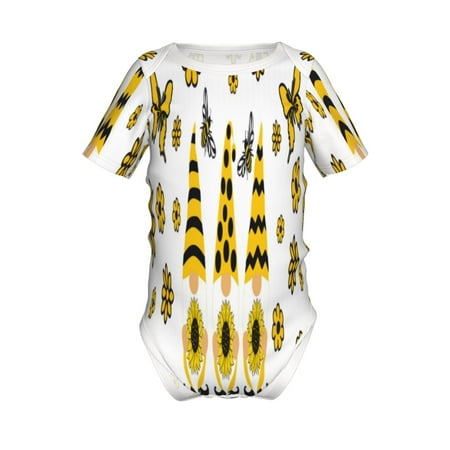 Junzan Sunflower Gnome Print Short-Sleeve Baby Climbing Clothes Bodysuits for Infant One-Piece for Baby Boys & Girls Baby Clothes Baby Romper with Snap Closure-2 Years
Junzan Sunflower Gnome Print Short-Sleeve Baby Climbing Clothes Bodysuits for Infant One-Piece for Baby Boys & Girls Baby Clothes Baby Romper with Snap Closure-2 Years