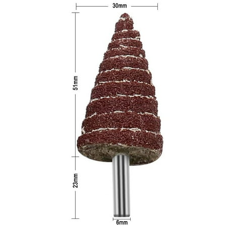 1PC 6MM Shank 80 Grit Tapered Cone Grinding Head Sandpaper Flap Wheels Polishing
1PC 6MM Shank 80 Grit Tapered Cone Grinding Head Sandpaper Flap Wheels Polishing