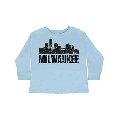Inktastic Milwaukee Skyline Grunge Gift Toddler Boy or Toddler Girl Long Sleeve T-Shirt
Inktastic Milwaukee Skyline Grunge Gift Toddler Boy or Toddler Girl Long Sleeve T-Shirt