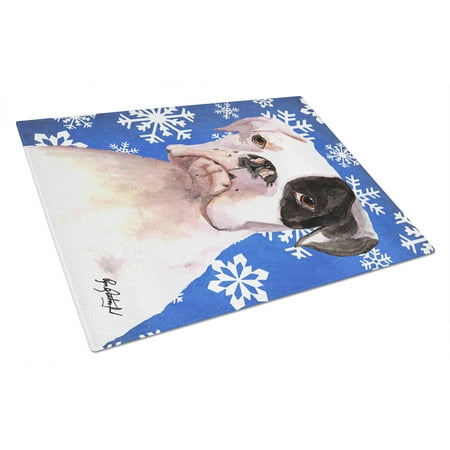 Caroline s Treasures RDR3003LCB White Boxer Cooper Winter Snowflakes Glass Cutting Board Large 12H x 16W multicolor
Caroline s Treasures RDR3003LCB White Boxer Cooper Winter Snowflakes Glass Cutting Board Large 12H x 16W multicolor
