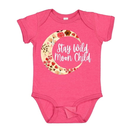 Inktastic Baby Stay Wild Moon Child Crescent Moon with Flowers Gift Baby Girl Bodysuit
Inktastic Baby Stay Wild Moon Child Crescent Moon with Flowers Gift Baby Girl Bodysuit