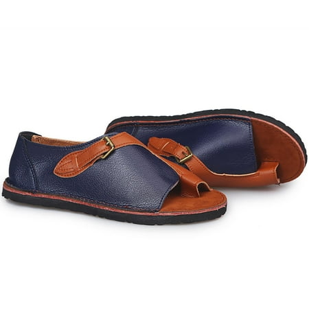Women s Flat Sandals - Comfortable Fish Mouth Sandals Buckle Round Toe Slip-on Leather Sandal Casual Wear Cute Spring Summer Shoes
Women s Flat Sandals - Comfortable Fish Mouth Sandals Buckle Round Toe Slip-on Leather Sandal Casual Wear Cute Spring Summer Shoes