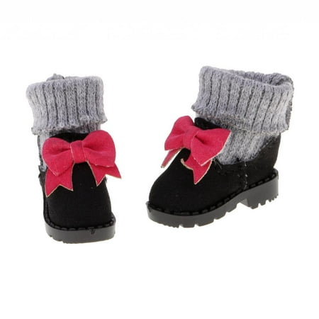 1/6 Black W/ Bowknot Decoration 2 Dolls