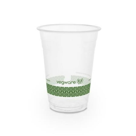 Vegware - R500Y-G - 16 oz PLA Cold Cup