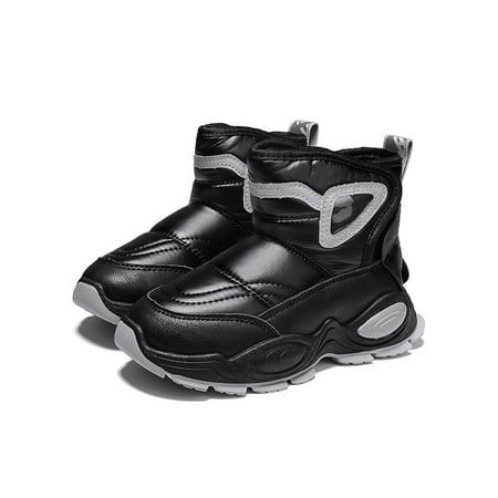 Difumos Kids Comfort Fashionable Warm Booties Magic Tape Round Toe Ankle Boots School Breathable Winter Shoes Black 13C
Difumos Kids Comfort Fashionable Warm Booties Magic Tape Round Toe Ankle Boots School Breathable Winter Shoes Black 13C