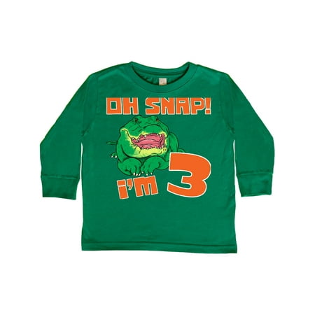 Inktastic Oh Snap! I m 3 Cute Green Alligator Gift Toddler Boy or Toddler Girl Long Sleeve T-Shirt
Inktastic Oh Snap! I m 3 Cute Green Alligator Gift Toddler Boy or Toddler Girl Long Sleeve T-Shirt