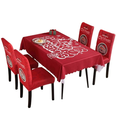 Gureui Christmas Chair Covers/ Tablecloths Waterproof Dinning Room Chair Table Protector for Kitchen Holiday Decor
Gureui Christmas Chair Covers/ Tablecloths Waterproof Dinning Room Chair Table Protector for Kitchen Holiday Decor