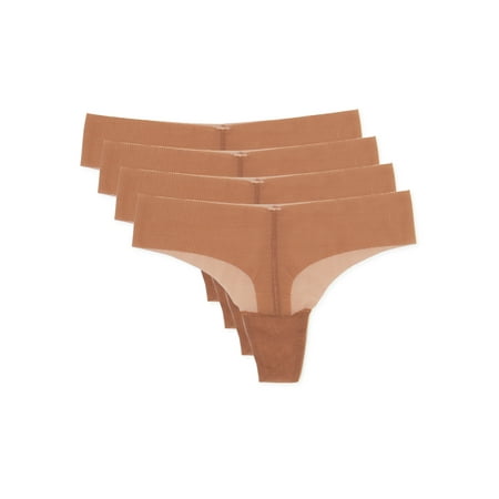Undies.com Women s Sheer Thong Panties 4-Pack