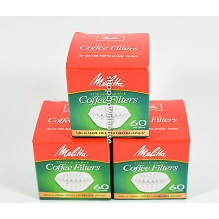 3 Melitta JavaJig Single Serve Coffee Filters 180 Filters Keurig 1 & 2
3 Melitta JavaJig Single Serve Coffee Filters 180 Filters Keurig 1 & 2