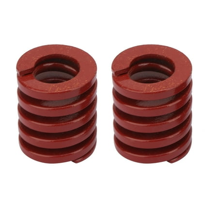 2pcs OD 30mm ID 15mm Medium Load Mould Die Spring Red (TM30*100mm)