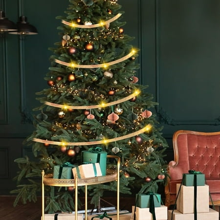 Christmas Decoration TOPRenddon Christmas Ribbon Light Decoration With LED Lights Hangable For Decorating Christmas Tree Staircase Porch Indoor And Outdoor Decoration Warming Lights
Christmas Decoration TOPRenddon Christmas Ribbon Light Decoration With LED Lights Hangable For Decorating Christmas Tree Staircase Porch Indoor And Outdoor Decoration Warming Lights