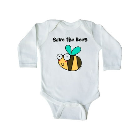 Inktastic Save the Bees Gift Baby Boy or Baby Girl Long Sleeve Bodysuit 
Inktastic Save the Bees Gift Baby Boy or Baby Girl Long Sleeve Bodysuit