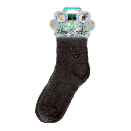 Earth Therapeutics Moisturizing Aloe Socks Gray 1 Pair 3 Pack