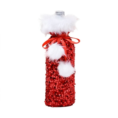 Shiusina Desktop Ornament Christmas Decoration Wine Set Plush Beam Wine Set Santa Claus Wine Bag Wine Set Red
Shiusina Desktop Ornament Christmas Decoration Wine Set Plush Beam Wine Set Santa Claus Wine Bag Wine Set Red