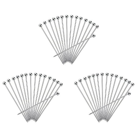 45Pcs Picks 4 Inch Reusable Stainless Steel Martini Picks Toothpicks for Olives Appetizers Sandwich
45Pcs Picks 4 Inch Reusable Stainless Steel Martini Picks Toothpicks for Olives Appetizers Sandwich