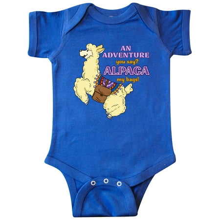 Inktastic Cute Jumping Alpaca-An Adeventure You Say ALPACA my bags! Gift Baby Boy or Baby Girl Bodysuit
Inktastic Cute Jumping Alpaca-An Adeventure You Say ALPACA my bags! Gift Baby Boy or Baby Girl Bodysuit