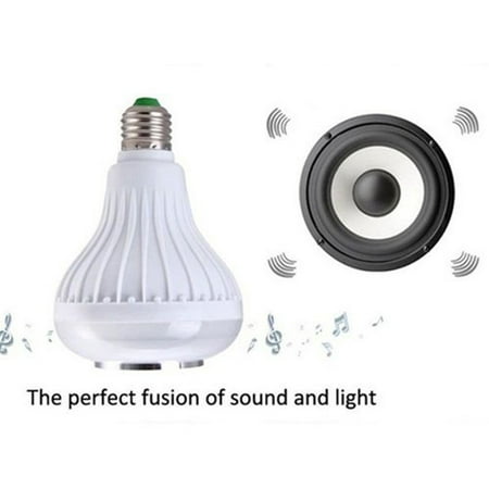 MWstore Wireless Bluetooth-compatible E27 LED Light Bulb Music Playing Lamp with Remote Control
MWstore Wireless Bluetooth-compatible E27 LED Light Bulb Music Playing Lamp with Remote Control