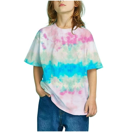 Leutsin Girls Boys Fashion Short Sleeve Gradient Print Tops Child Crewneck Summer Casual Loose Tshirt
Leutsin Girls Boys Fashion Short Sleeve Gradient Print Tops Child Crewneck Summer Casual Loose Tshirt