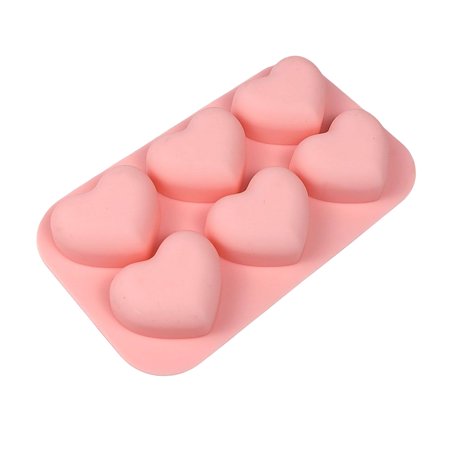 GeweYeeli 6 Cavities Heart Silicone Molds Handmade Soap Cake Making Mould DIY Chocolate Baking Dessert Candle Home Decoration Supply Pink
GeweYeeli 6 Cavities Heart Silicone Molds Handmade Soap Cake Making Mould DIY Chocolate Baking Dessert Candle Home Decoration Supply Pink