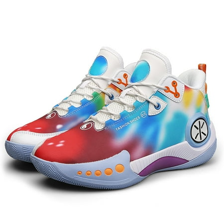 Men s Non-Slip Basketball Shoes Shock-resistant Wear-Resistant High Top Sneakers Outdoor Athletic Shoe
Men s Non-Slip Basketball Shoes Shock-resistant Wear-Resistant High Top Sneakers Outdoor Athletic Shoe