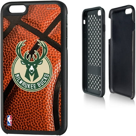 Milwaukee Bucks Basketball Design Apple iPhone 6 Plus Rugged Case by Keyscaper