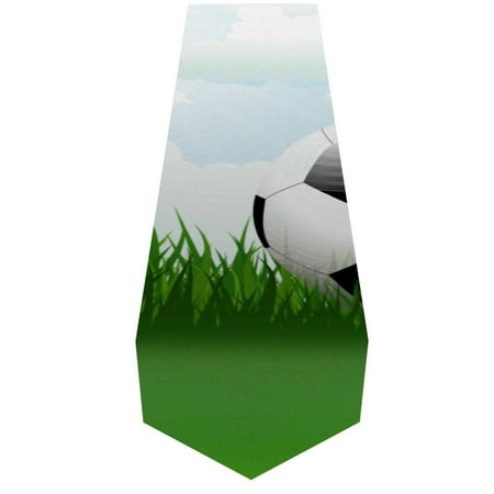 OWNTA Soccer Football Grass Pattern Elegant Polyester Table Runner Perfect for Your Tables - Dining Table Decoration
OWNTA Soccer Football Grass Pattern Elegant Polyester Table Runner Perfect for Your Tables - Dining Table Decoration