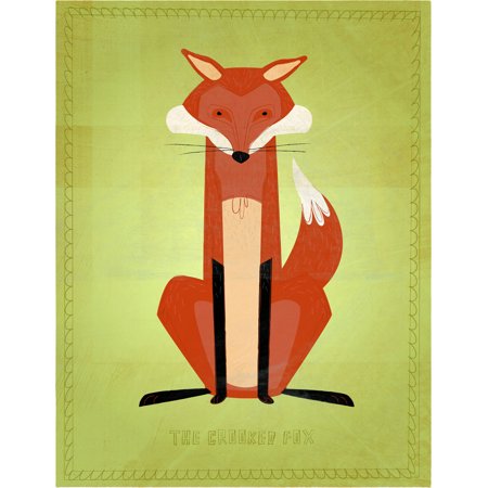 The Crooked Fox-JOHGOL98613 Print 11"x8.5" by John W. Golden in a Un (Print Only)