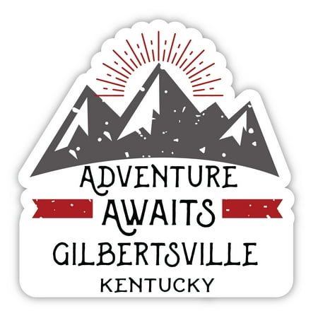 Gilbertsville Kentucky Souvenir 4-Inch Magnet Adventure Awaits Design