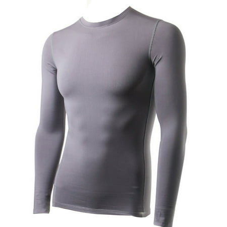 New Arrival Men Plush Base Layer Long Sleeve Thermal Underwear Tops Winter Undershirt Gray M 
New Arrival Men Plush Base Layer Long Sleeve Thermal Underwear Tops Winter Undershirt Gray M