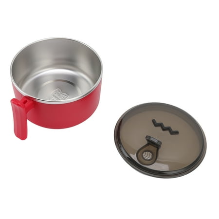 Insulated Bowl Heat Insulation Stand Design Hollow Double Layer Ramen Mug 304 Stainless Steel For Office For Picnic For Kitchen Red 
Insulated Bowl Heat Insulation Stand Design Hollow Double Layer Ramen Mug 304 Stainless Steel For Office For Picnic For Kitchen Red