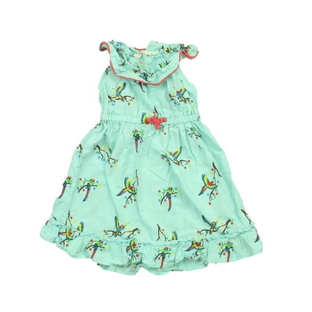Pre-owned Beebay Girls Blue | Parrot Dress size: 12-18 Months