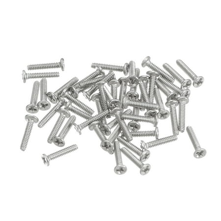 Uxcell M1x0.25x5mm 50Pack Metal Flat Round Head Screws Phillips Drive Machine Bolt
Uxcell M1x0.25x5mm 50Pack Metal Flat Round Head Screws Phillips Drive Machine Bolt