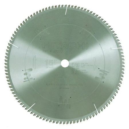 Hitachi 211000 15 in. 110-Tooth Tungsten Carbide ATB Finish Circular Saw Blade