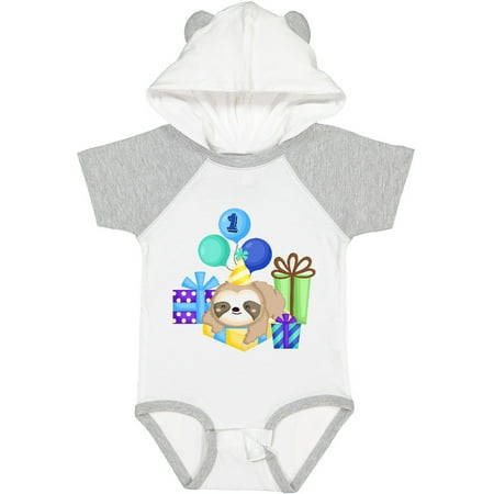 Inktastic 1st Birthday Sloth Gift Baby Boy or Baby Girl Bodysuit