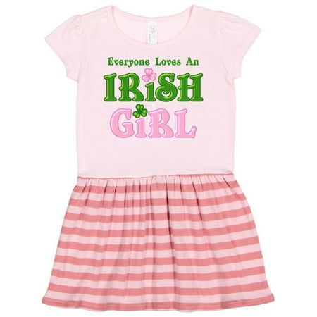 Inktastic Loves An Irish Girl Gift Toddler Girl Dress