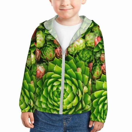 Goofa Cactus And Succulents Printed Kids Zip-Up Hoodie Girls Boys UPF50+ Sun Protection Jacket Hooded Cooling Shirt-4 Years
Goofa Cactus And Succulents Printed Kids Zip-Up Hoodie Girls Boys UPF50+ Sun Protection Jacket Hooded Cooling Shirt-4 Years