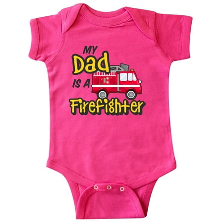 Inktastic My Dad is a Firefighter with Fire Truck Gift Baby Boy or Baby Girl Bodysuit
Inktastic My Dad is a Firefighter with Fire Truck Gift Baby Boy or Baby Girl Bodysuit