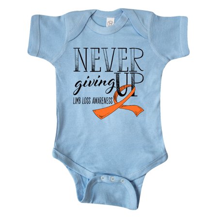 Inktastic Never Giving Up Limb Loss Awareness Orange Ribbon Gift Baby Boy or Baby Girl Bodysuit
Inktastic Never Giving Up Limb Loss Awareness Orange Ribbon Gift Baby Boy or Baby Girl Bodysuit